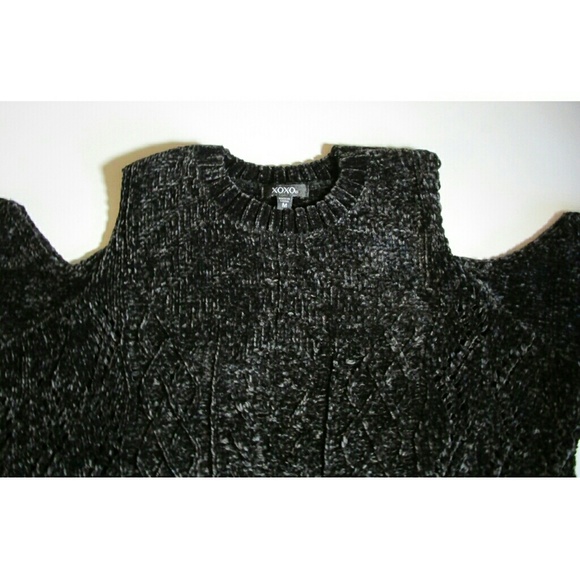 🔥BOGO FREE🔥 Chenille cold shoulder sweater - Picture 5 of 6